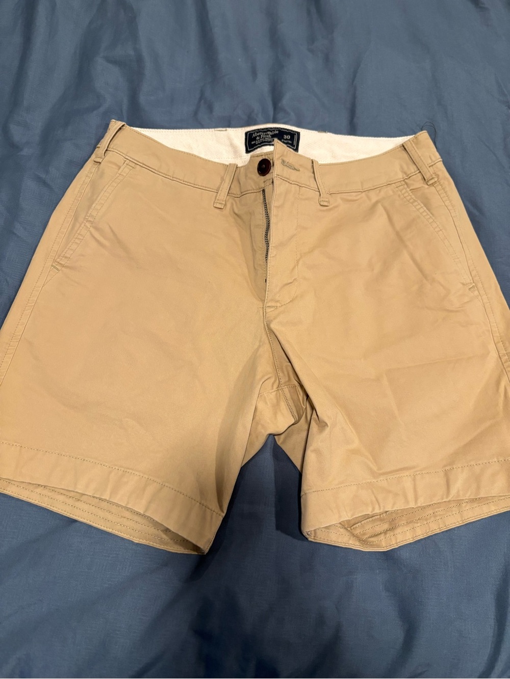 Abercrombie fitch Men's Khaki Chino Shorts